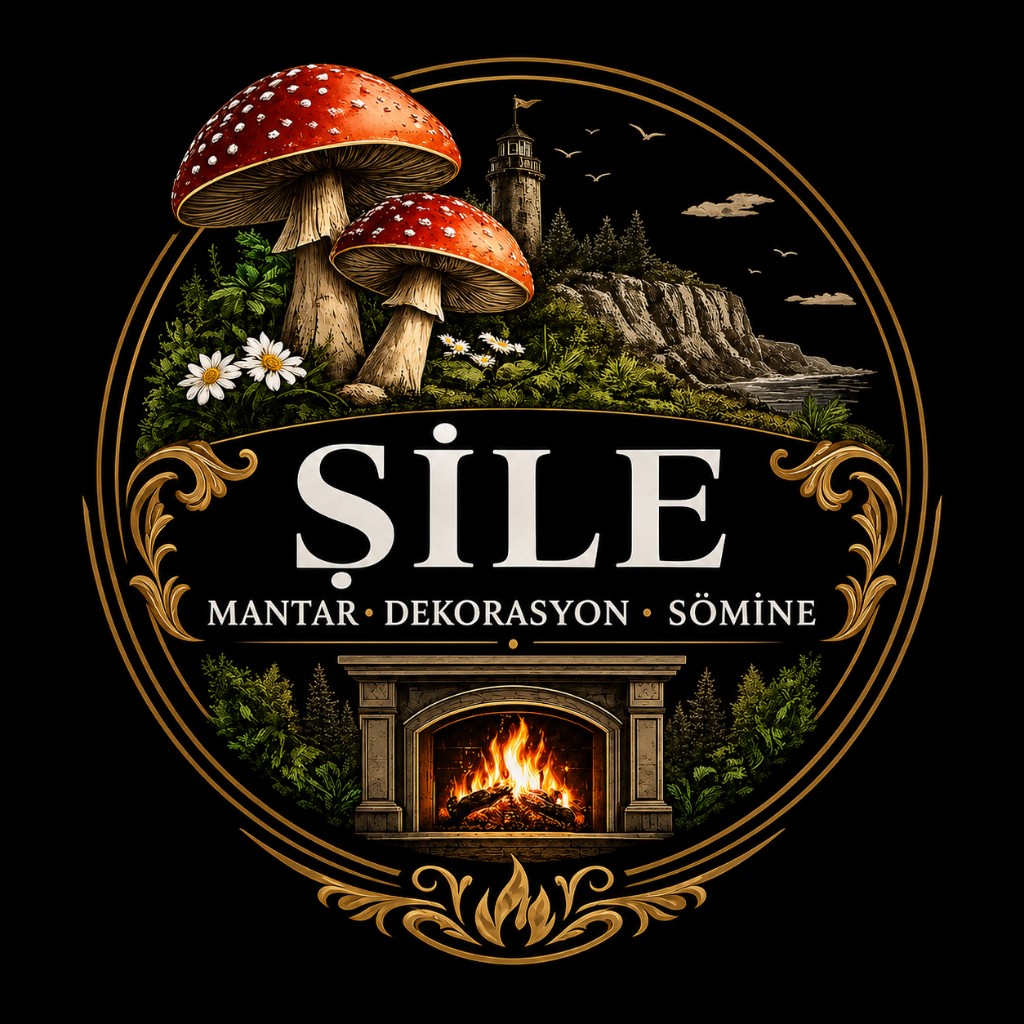 Şile Mantar Dekorasyon Şömine logosu